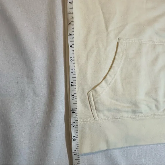 Cleveland Football Hoodie | Size L | Cream Graphic Sweatshirt - Picture 10 of 12